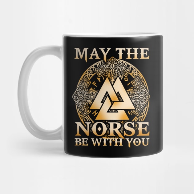 May The Norse Be With You Viking T-Shirt by biNutz